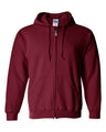 Gildan® Heavy Blend Full-Zip Long Sleeve Hooded Sweatshirt