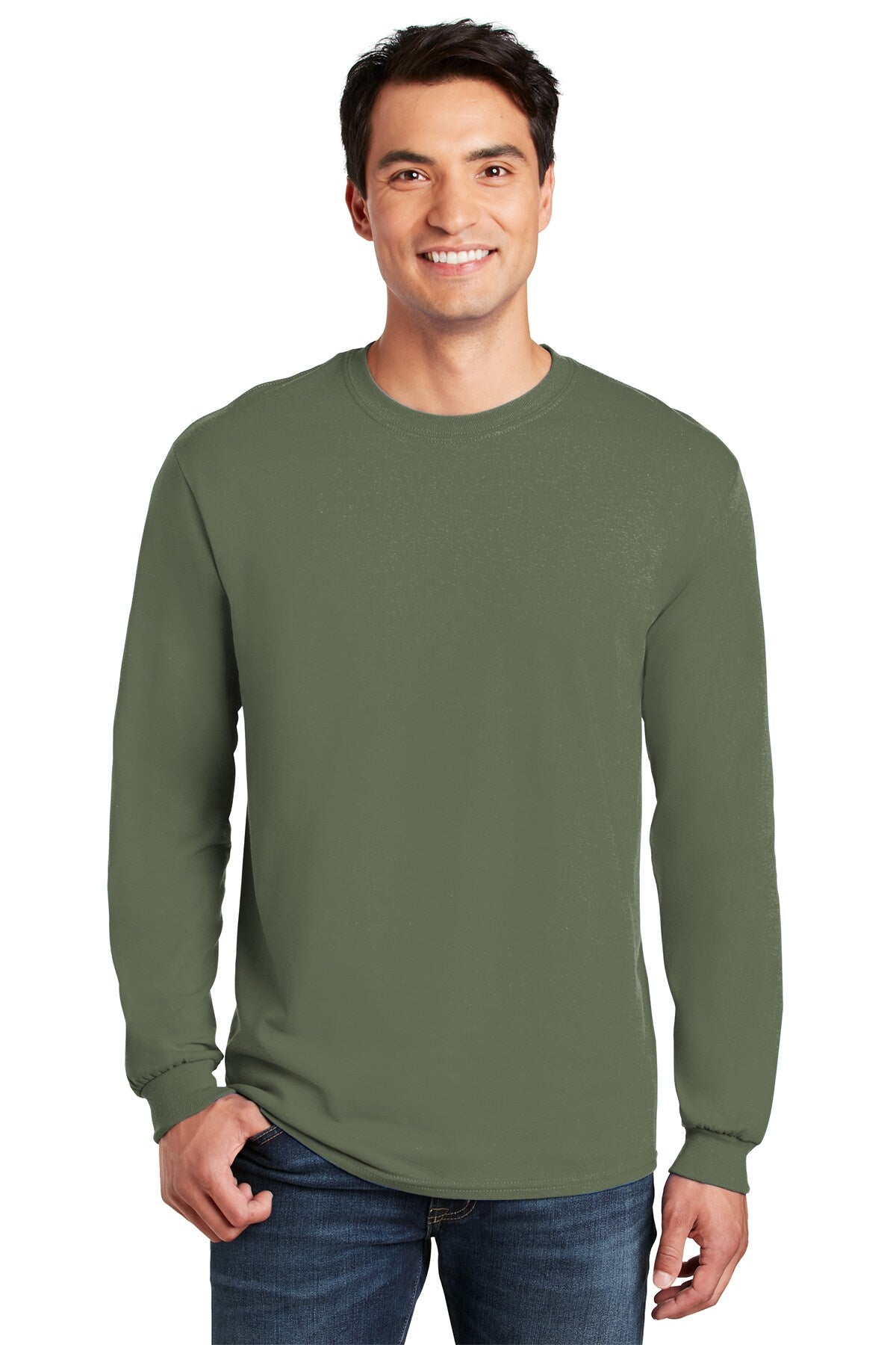 Gildan® Heavy Cotton Long Sleeve Crewneck T-Shirt