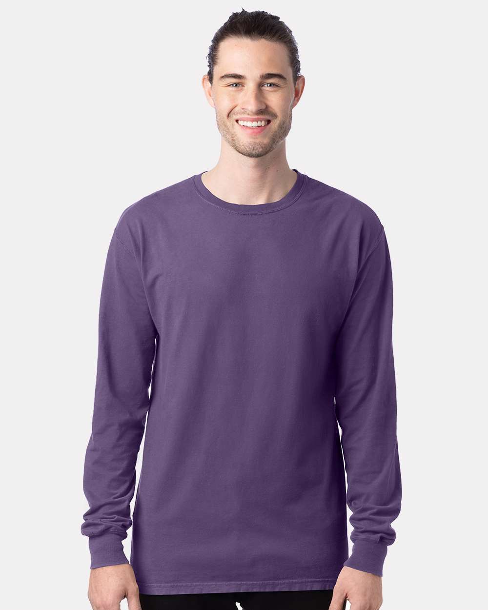 ComfortWash by Hanes® Garment-Dyed Long Sleeve Crewneck T-Shirt