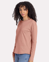 Next Level® Women's Cotton Relaxed Crewneck Long Sleeve T-Shirt