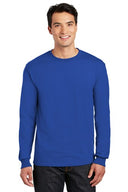 Camiseta de manga larga con cuello redondo Gildan DryBlend | Camiseta que absorbe la humedad