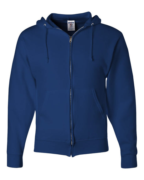 JERZEES® NuBlend Classic Fit Long Sleeve Full-Zip Hooded Sweatshirt