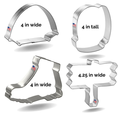 Hiking Cookie Cutter 4 Pc Set HS0559