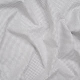 Cotton Shirting - Greige, White and Charcoal Shadowed Checks - Deadstock