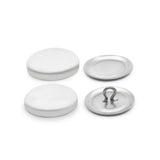 Dritz Craft Cover Button Kit - Nickel - 0.75", 18 Sets