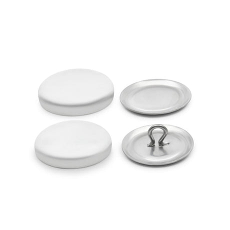Dritz Craft Cover Button Kit - Nickel - 0.75", 18 Sets
