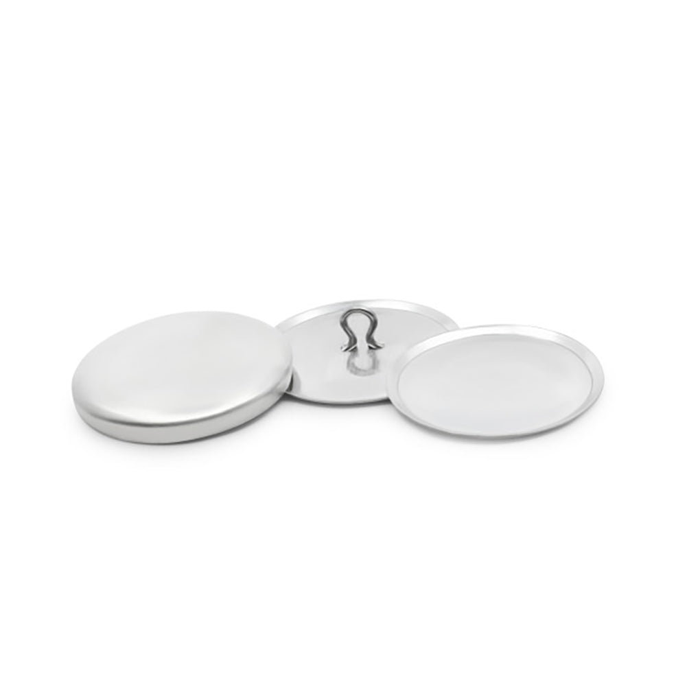 Dritz Craft Cover Button Kit - Nickel - 1.125", 10 Sets