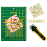 Omnigrid Quilting Travel Set with Rulers and Cutting Mat - 4pc