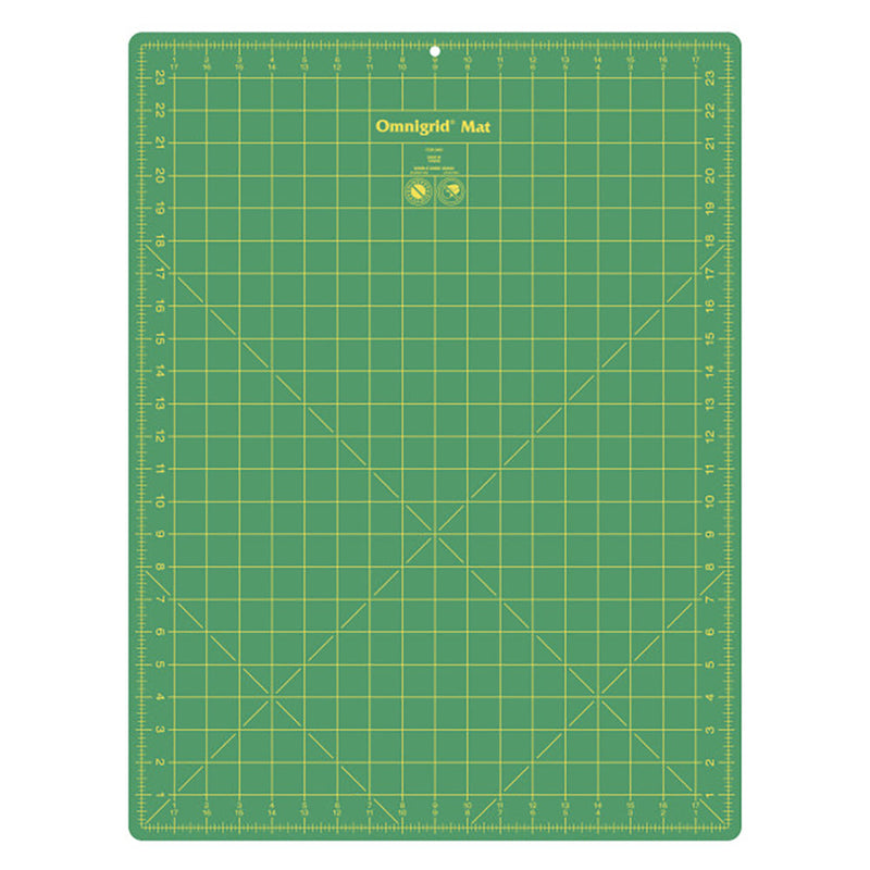 Omnigrid Double-Sided Cutting Mat with Grid - 18" x 24"