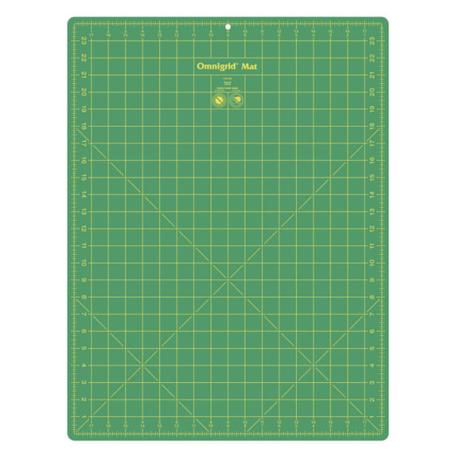Omnigrid Double-Sided Cutting Mat with Grid - 18" x 24"