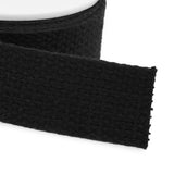 Dritz Cotton Belting/Strapping - Black - 1.25" x 15yds