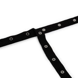 Dritz Snap Tape with Metal Snaps - Black - 8yds