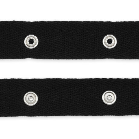 Dritz Snap Tape with Metal Snaps - Black - 8yds