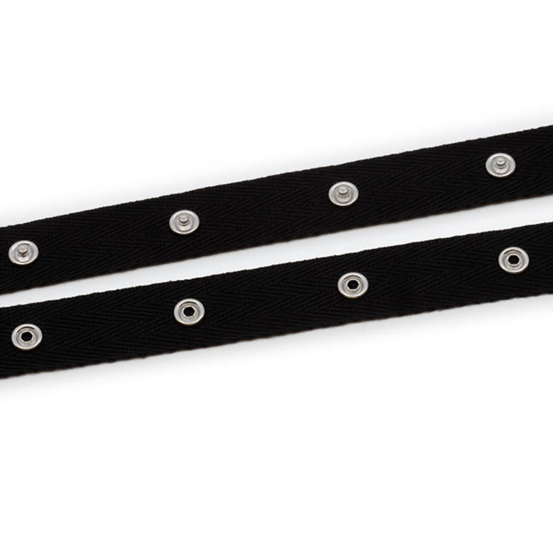 Dritz Snap Tape with Metal Snaps - Black - 8yds