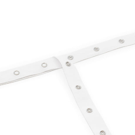 Dritz Snap Tape with Metal Snaps - White - 8yds