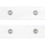 Dritz Snap Tape with Metal Snaps - White - 8yds