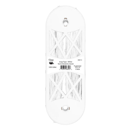 Dritz Snap Tape with Metal Snaps - White - 8yds