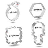Little Peach Cookie Cutter 4 Pc Set HS0560