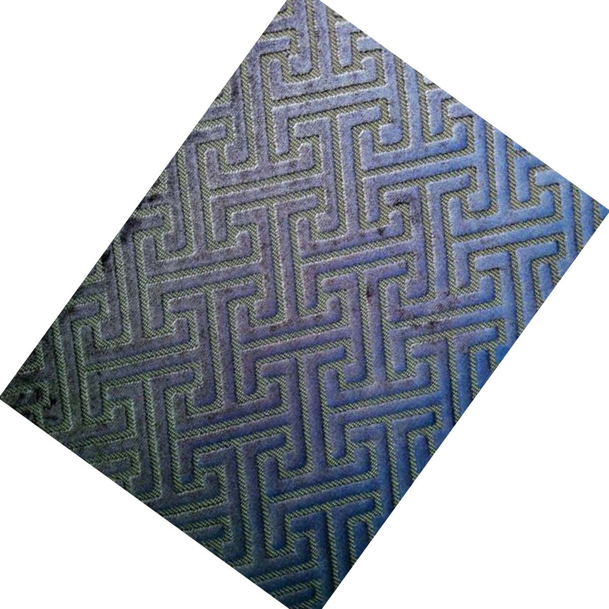 1 Yard Trident Cut Velvet Fabric