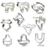 Miniature Western Ranch Cookie Cutter 10 Pc Set HS0561