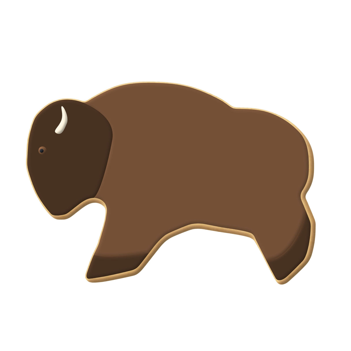 Mini Buffalo Cookie Cutter 2.1 in M115