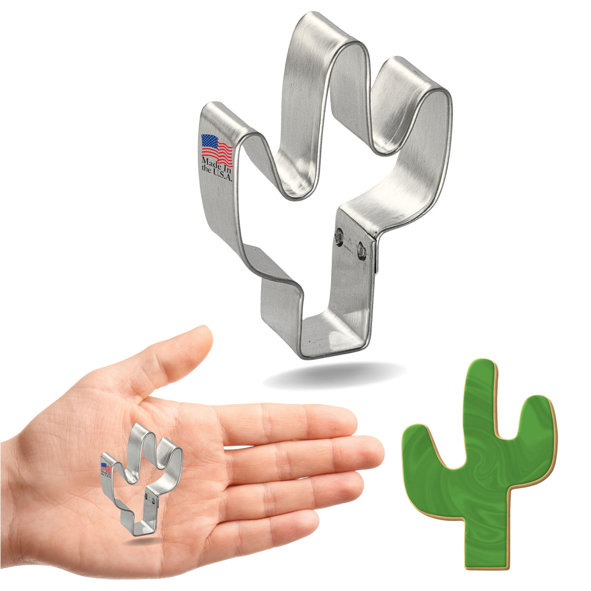 Mini Cactus Cookie Cutter 2 in M72