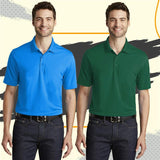 Port Authority® Silk Touch Collared Short Sleeve Polo – Premium 4.6 oz. 100% Polyester Double-Knit Piqué, Lightweight, Breathable, Versatile Work & Casual Shirt