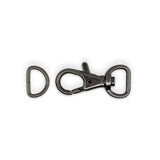 Dritz Small Swivel Hook & D-Ring - 1/2" Gunmetal - 1 set