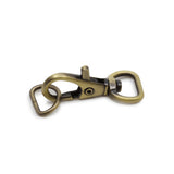 Dritz Small Swivel Hook & D-Ring - 1/2" Antique Brass - 1 set