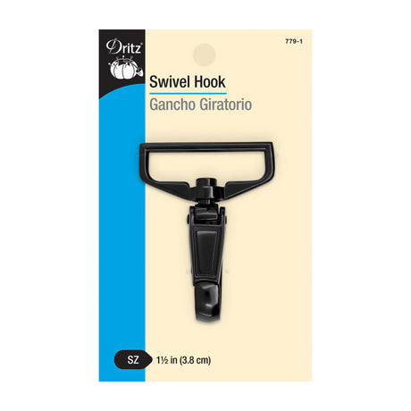 Dritz Swivel Hook - Black - 1.5"
