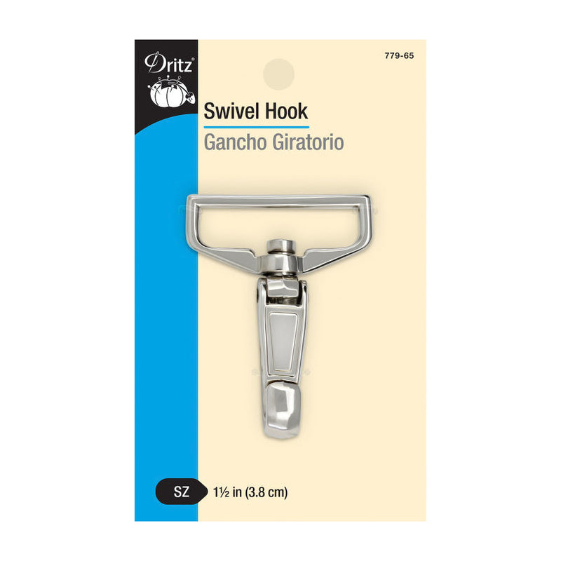 Dritz Swivel Hook - Nickel - 1.5"