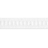Dritz Ribbed Non-Roll Elastic - White - 0.5" x 30yds