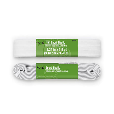 Dritz Sport Elastic - White - 1.25" x 3.5yds