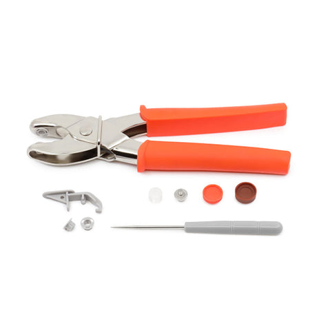 Dritz Plastic Snap Pliers Kit - Orange