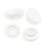Dritz Plastic Round Snaps - White - 0.5", 12 SETS