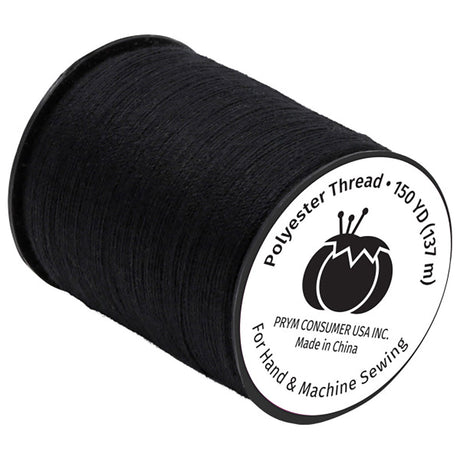 Dritz Polyester Thread - Black - 150 YD