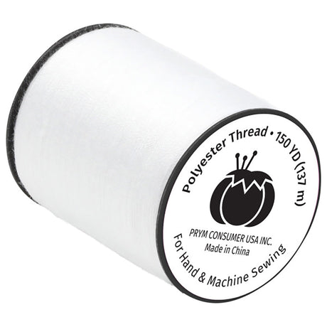 Dritz Polyester Thread - White - 150 YD