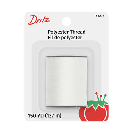 Dritz Polyester Thread - White - 150 YD