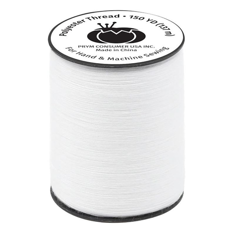 Dritz Polyester Thread - White - 150 YD