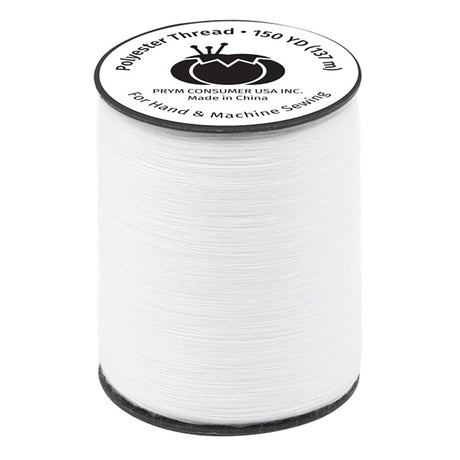 Dritz Polyester Thread - White - 150 YD
