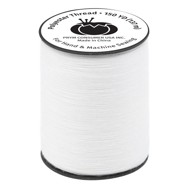 Dritz Polyester Thread - White - 150 YD