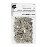 Dritz Skirt/Pants Hooks & Eyes - Nickel - 24 Sets