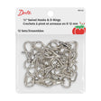 Dritz Swivel Hooks & D-Rings - 0.5" Nickel - 12 Sets