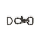 Dritz Swivel Hooks & D-Rings - 0.5" Gunmetal - 12 Sets