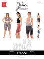 Sewing Pattern by Jalie France Cycling Shorts