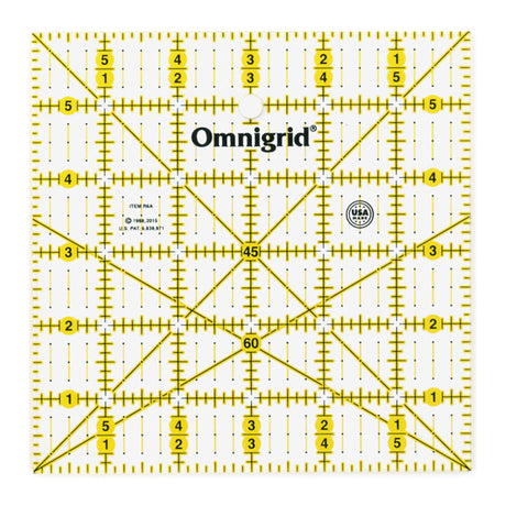 Omnigrid Square Ruler Template - 6" x 6"