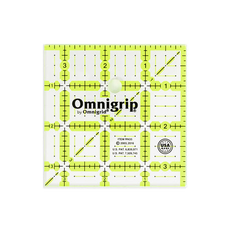 Omnigrip Square Ruler Template - 3.5" x 3.5"