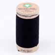 SCANFIL® 30wt Organic Pima Cotton Thread 300 yds - 4808 Jet Black