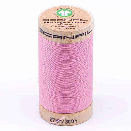 SCANFIL® 30wt Organic Pima Cotton Thread 300 yds - 4809 Candy Pink