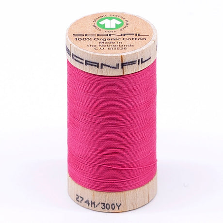 SCANFIL® 30wt Organic Pima Cotton Thread 300 yds - 4810 Pink Lemonade
